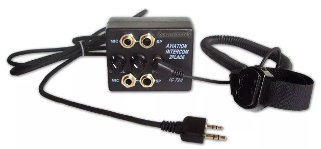 2 User Aviation Aircraft Intercom with PTT for ICOM & Bendix/King 2 User Aviation Aircraft Intercom with PTT for ICOM & Bendix/King