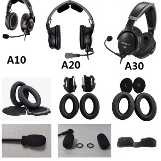 Replacement parts for Bose A10/A20/A30 aviation headsets